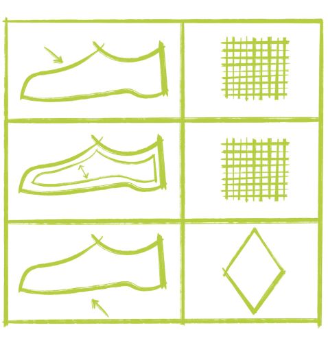Rolly slippers pictogram cotton