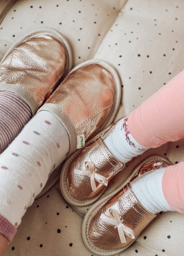 Usnjeni solski copati za vrtec rolly